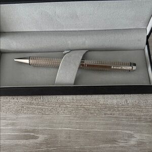 Audemars Piguet Black Case Silver Pen